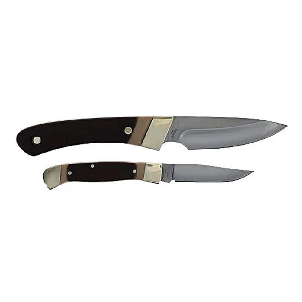 Old Timer Fixed and Folder Knife Combo 2/ct