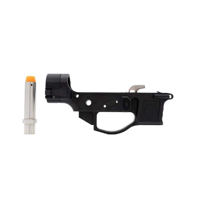 Shields Arms SA-9 Gen 2 Stripped Folding Lower Receiver - 9mm LugerĀ 7075-T6 Aluminum Black Accepts Glock Style Magazines