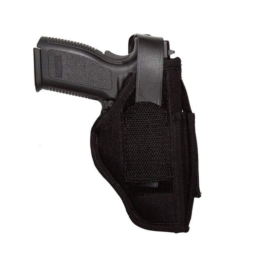 Uncle Mike's Sidekick IWB/OWB Holster with Mag Pouch Size 15 Kodra Black Ambi