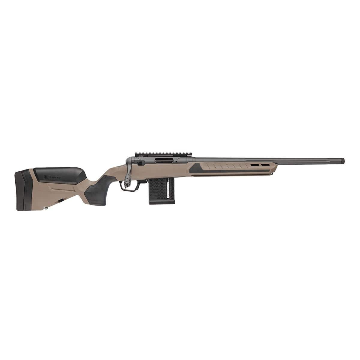 Savage Arms 110 RF Core Tactical Rifle .22 LR 10rd Magazine 20'' Threaded Barrel Coyote Tan Stock