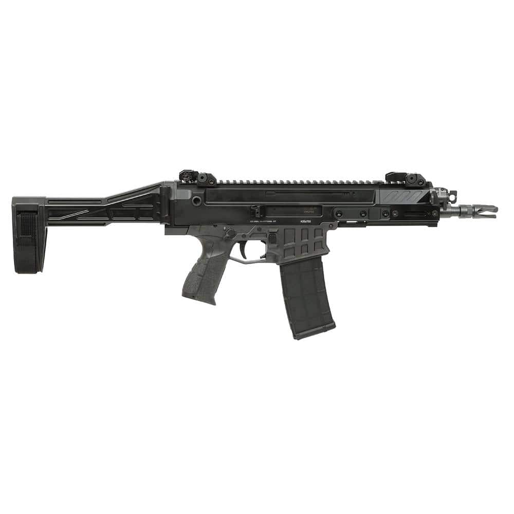 CZ USA Bren 2 MS Handgun 5.56 30rd Magazine 8" 1/2x28 Threaded Barrel Black with SB Tactical Brace