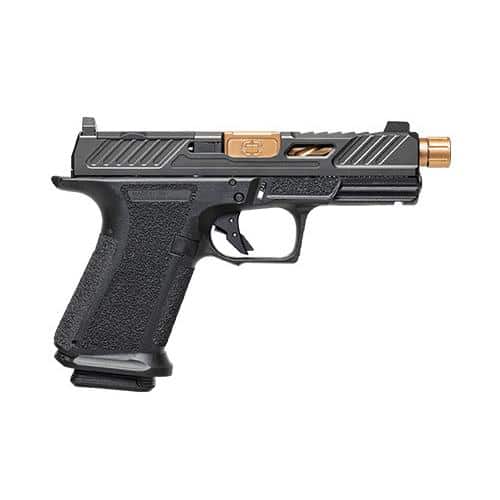 Shadow Systems MR920 Elite Optic Ready Handgun 9mm Luger 10rd Magazines(2) 4.5" Threaded Bronze Barrel Night Sights MA Compliant