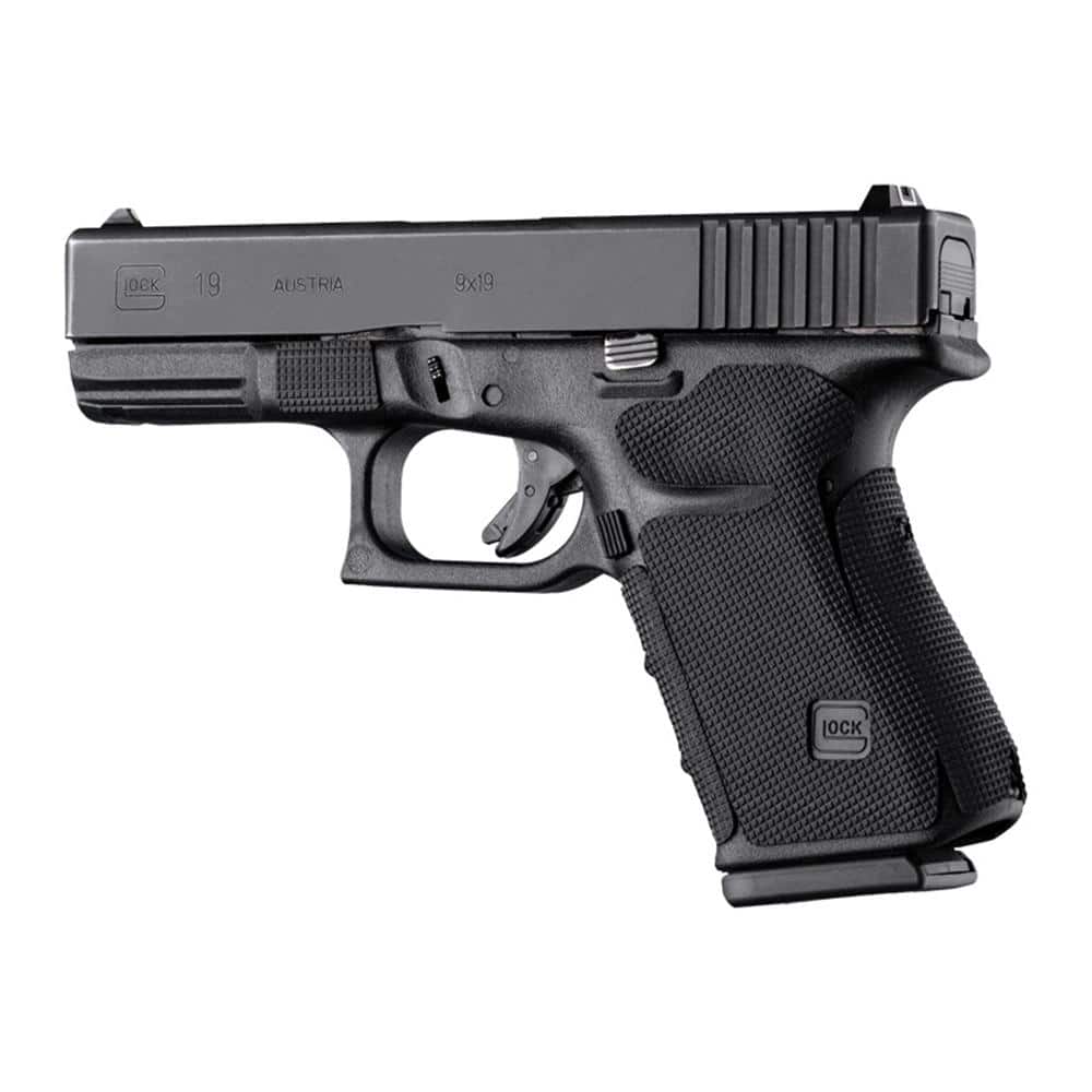 Hogue Wrapter Adhesive Grip Glock 19/23/32/38 (Gen 3) Rubber Block Texture Black