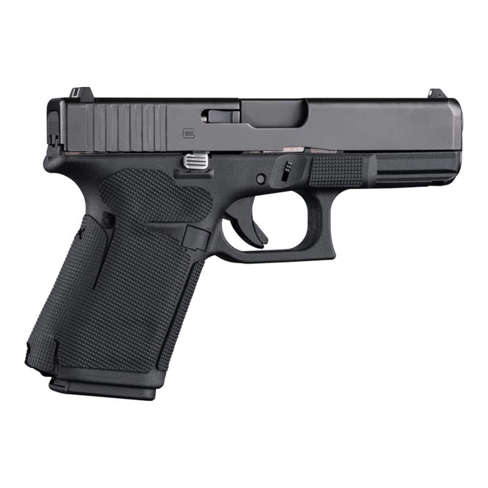 Hogue Wrapter Adhesive Grip Glock 19/19 MOS/44 (Gen 5) No Backstrap Rubber Block Texture Black