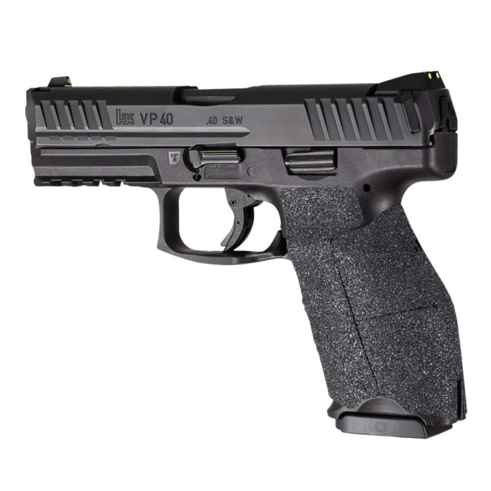 Hogue Wrapter Adhesive Grip H&K VP9 & VP40 Medium Grip Module Heavy Grit Black