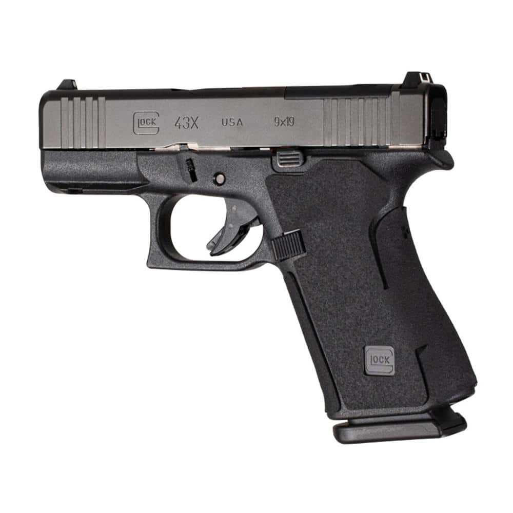 Hogue Wrapter Adhesive Grip Glock 43x/48 Rubber Grain Texture Black