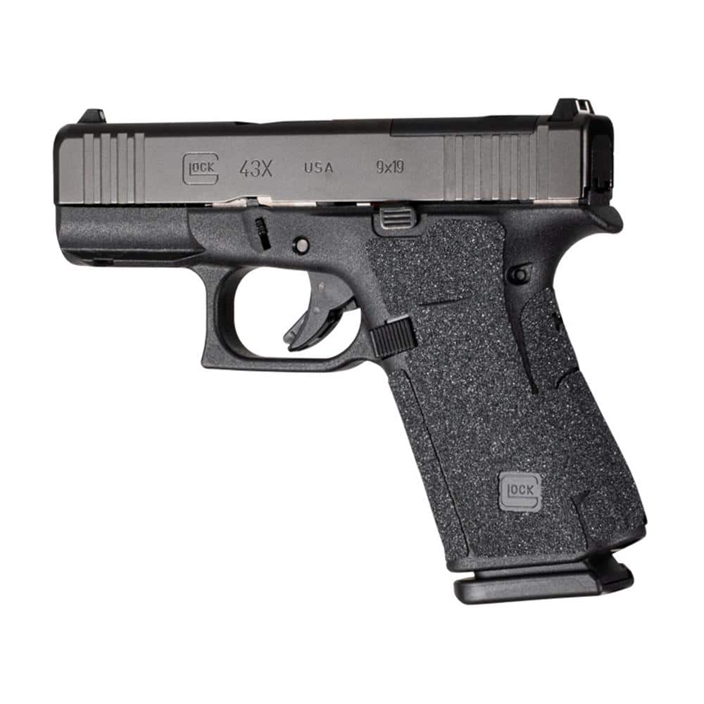 Hogue Wrapter Adhesive Grip Glock 43x/48 Heavy Grit Black