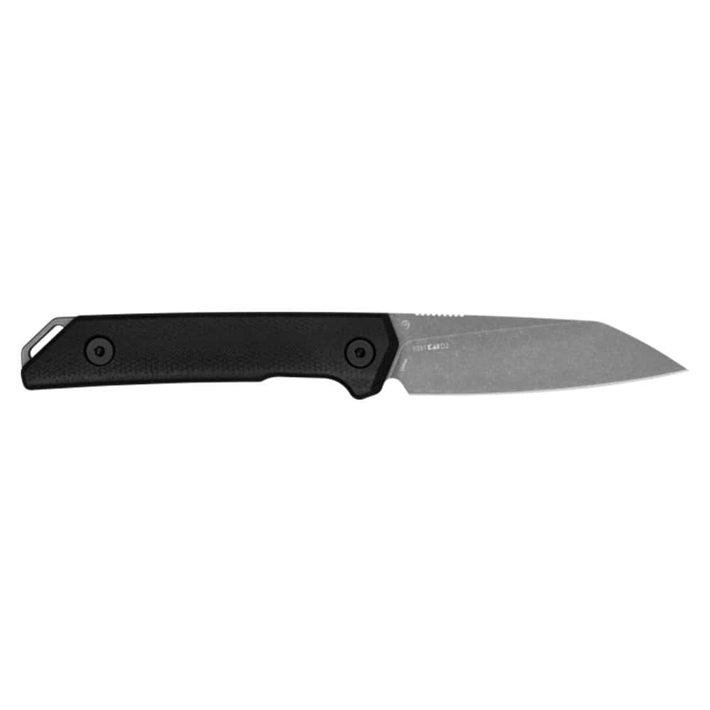Kershaw Mini Iridium Fixed Knife 3-1/10" Reverse Tanto Blade Black