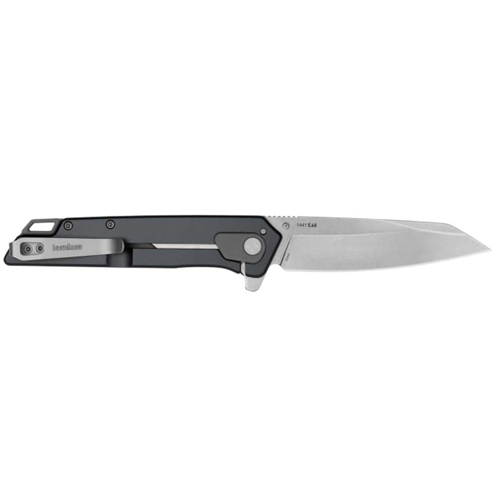 Kershaw Misdirect XL Folding Knife 3-3/8" Reverse Tanto Blade Black Box