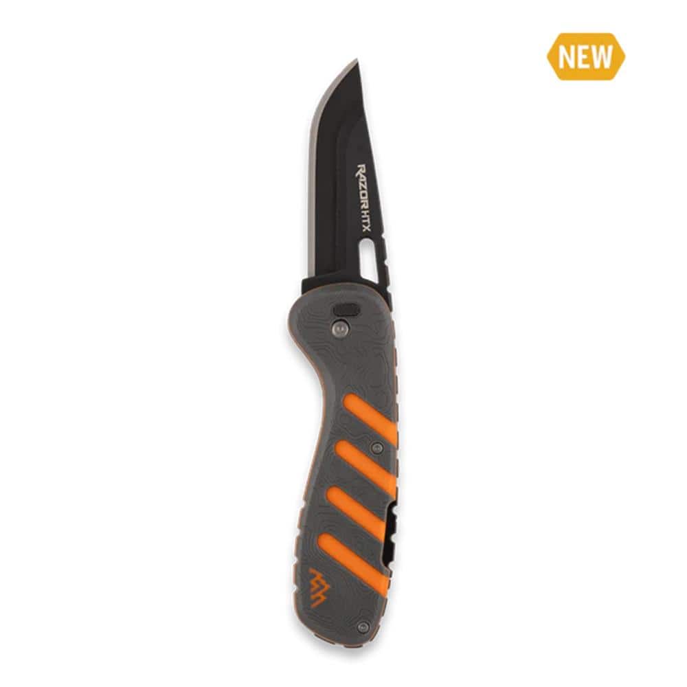 Outdoor Edge Razor HTX Replaceable Blade Folding Knife 3" Blades Grey