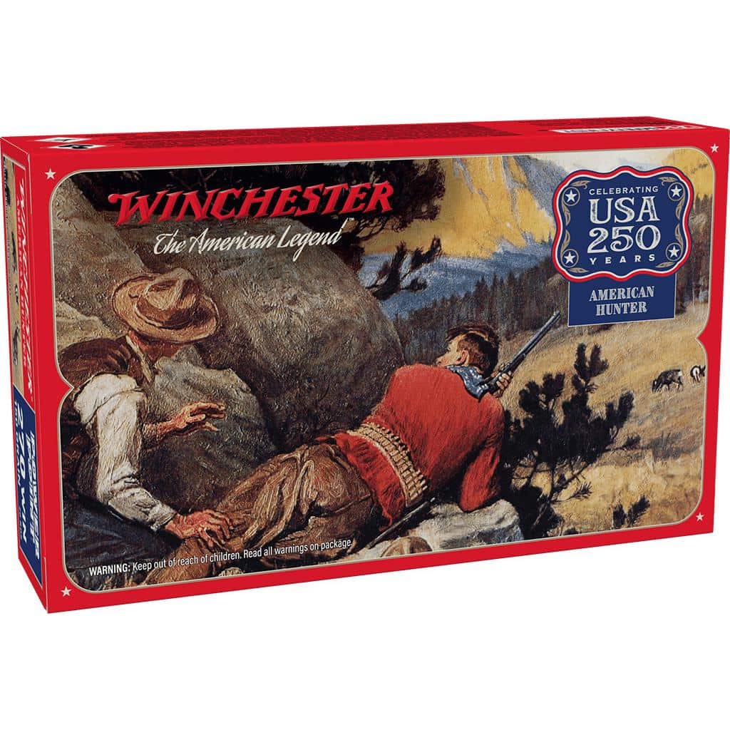 Winchester USA 250th Anniversary Power Point Rifle Ammunition 270 Win 150gr SP 2850 fps 20/ct