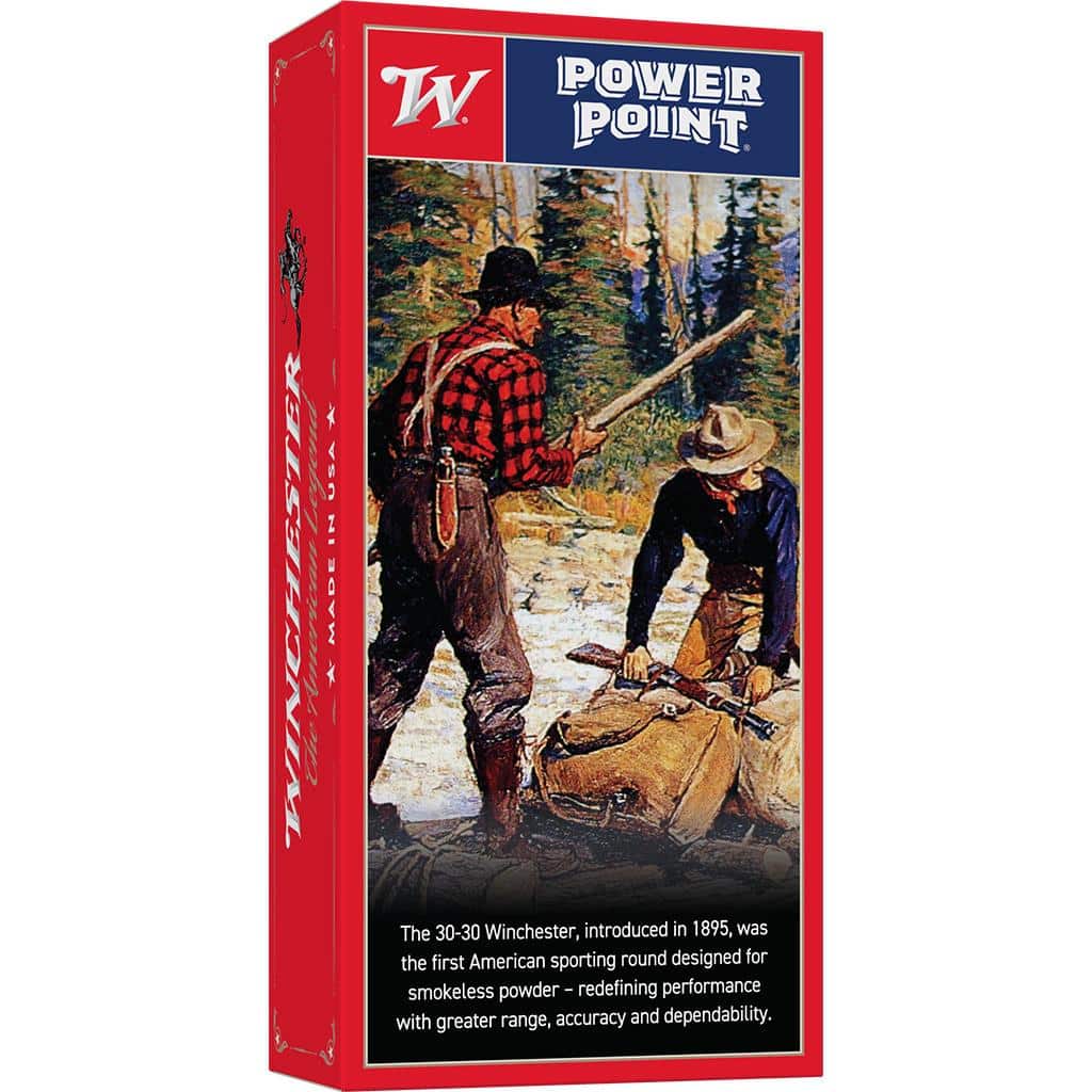 Winchester USA 250th Anniversary Power Point Rifle Ammunition 30-30 Win 170gr SP 2200 fps 20/ct