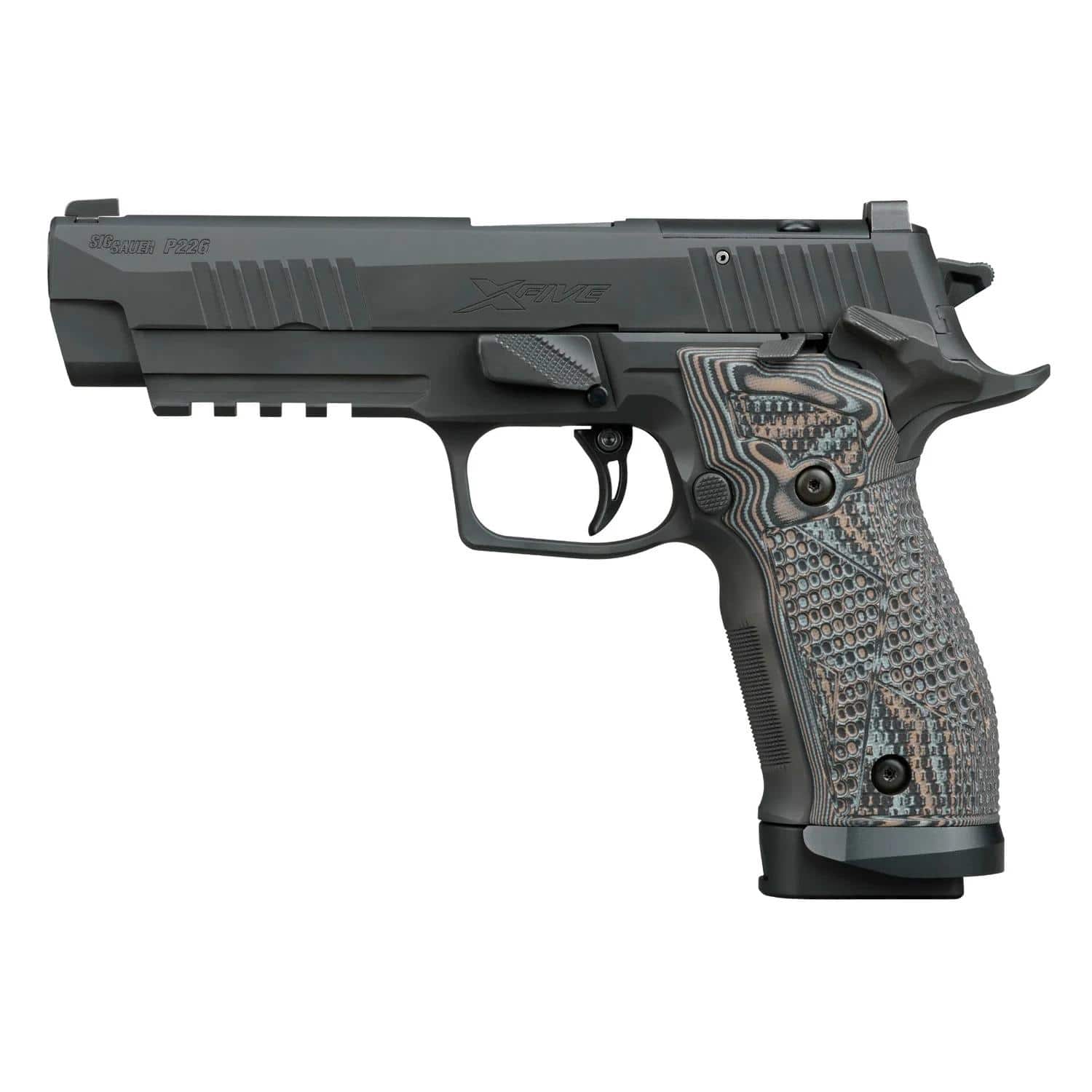 Sig Sauer P226 X-Five Extreme Handgun 9mm Luger 20rd Magazines(3) 5" Barrel Black/Gray G10 Grips Night Sights