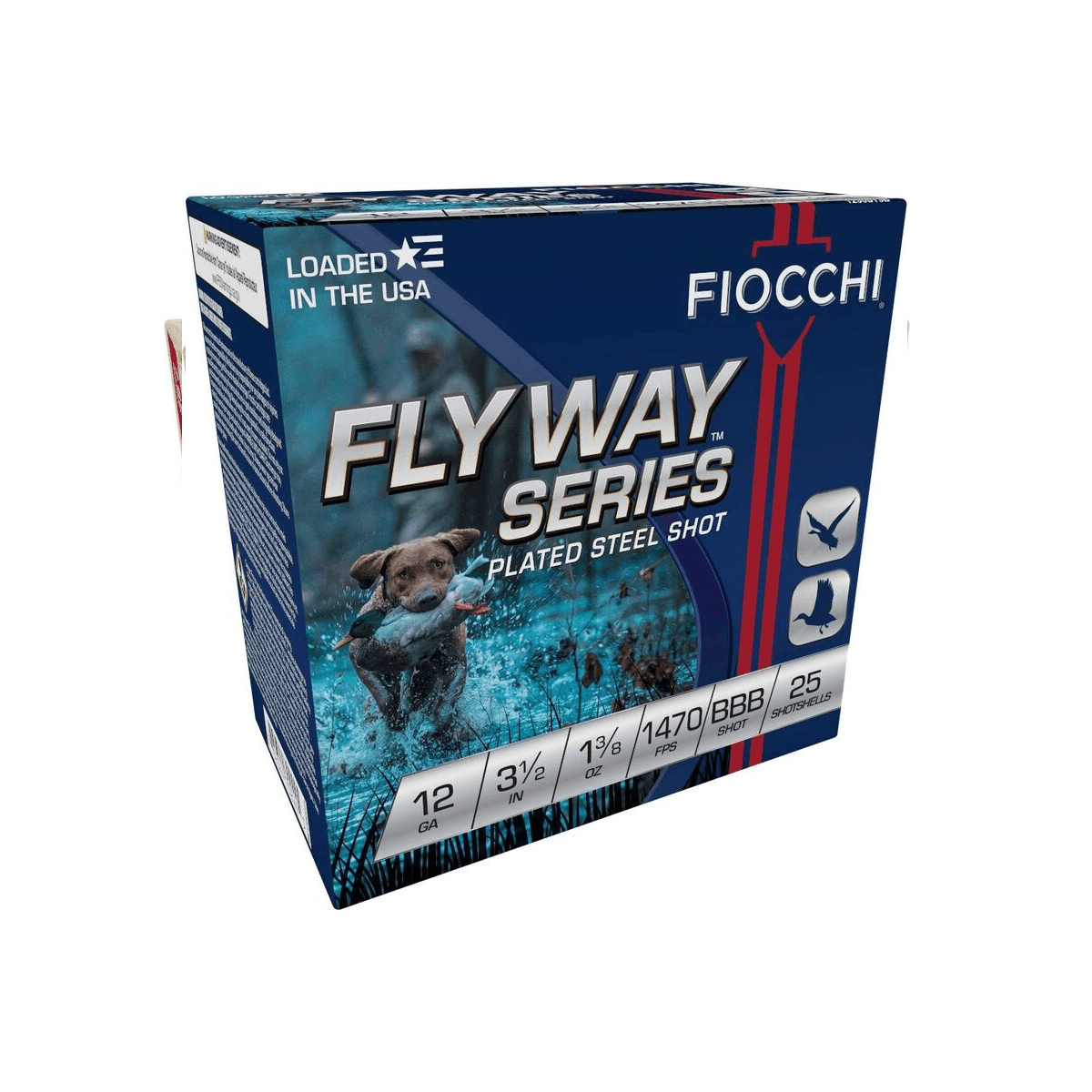 FIOCCHI Flyway Series Shotshells 12ga 3-1/2" 1-3/8oz BBB 1470 fps 25/ct