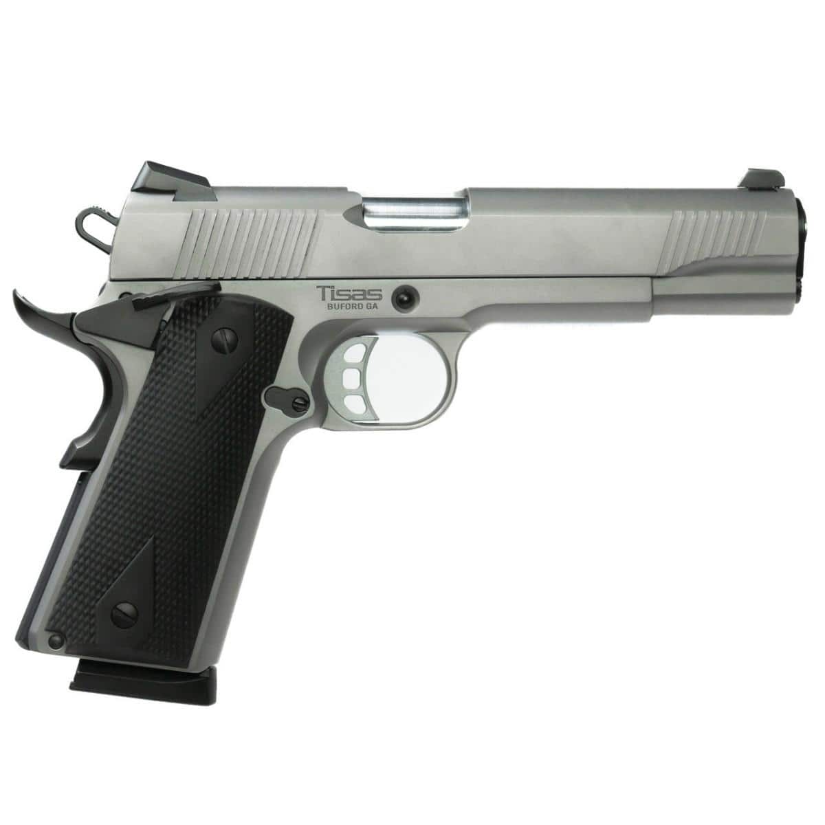 Tisas 1911 DUTY SS45 45ACP 8Rd Magazine (2) 5'' Barrel Stainless Steel