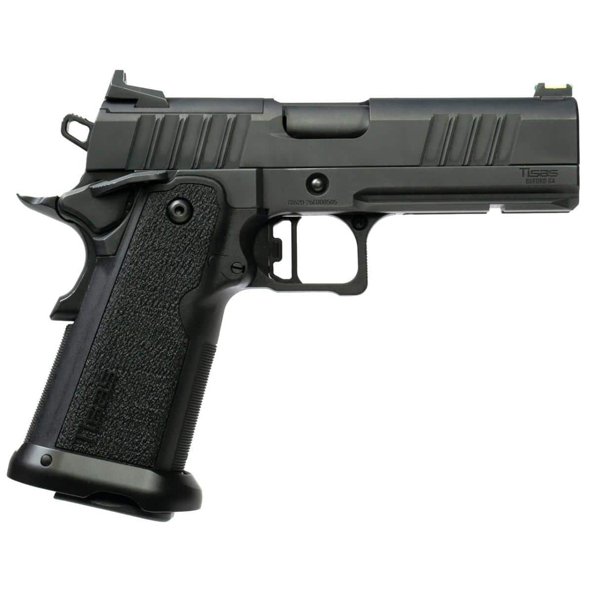 Tisas Carry 9 9MM 17Rd Magazine (2) 4.25'' Bull Barrel Double Stack Full Frame QPQ Finish