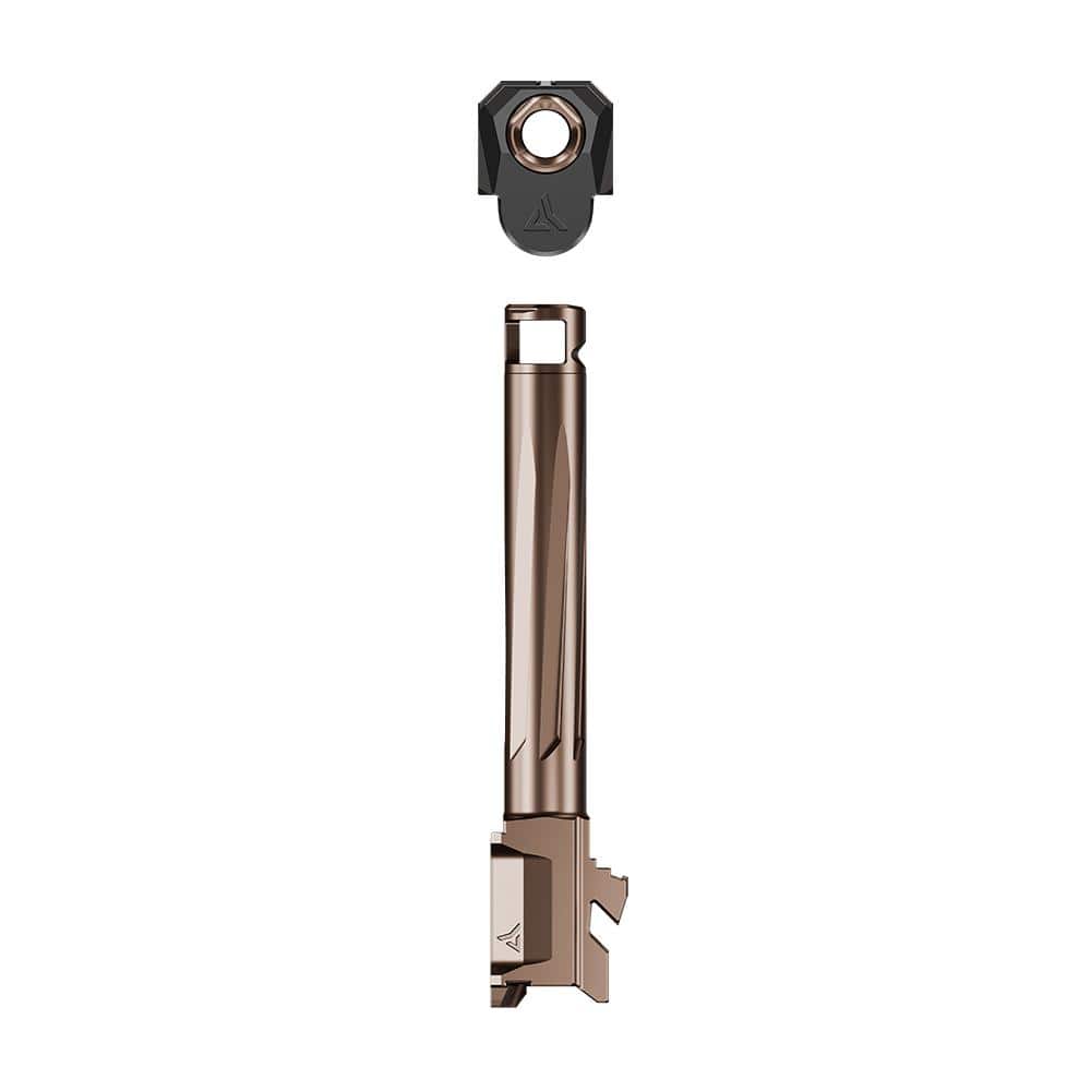 Radian Weapons Afterburner and Ramjet Combo Ported Barrel and Compensator for Glock 17 Gen 5 Bronze Black