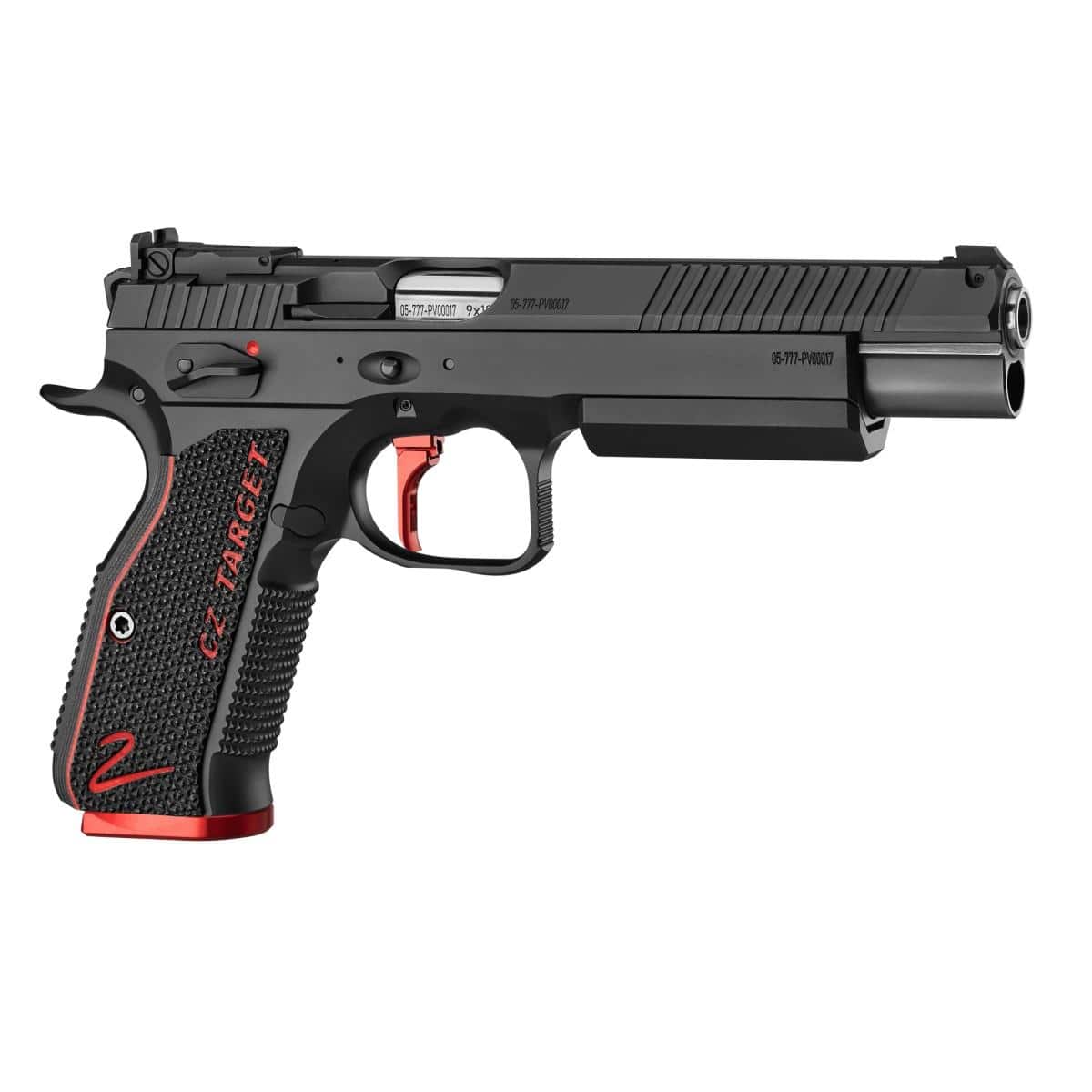 CZ SHADOW 2 TARGET 9MM 17RD Magazine (3) 6" Barrel Black