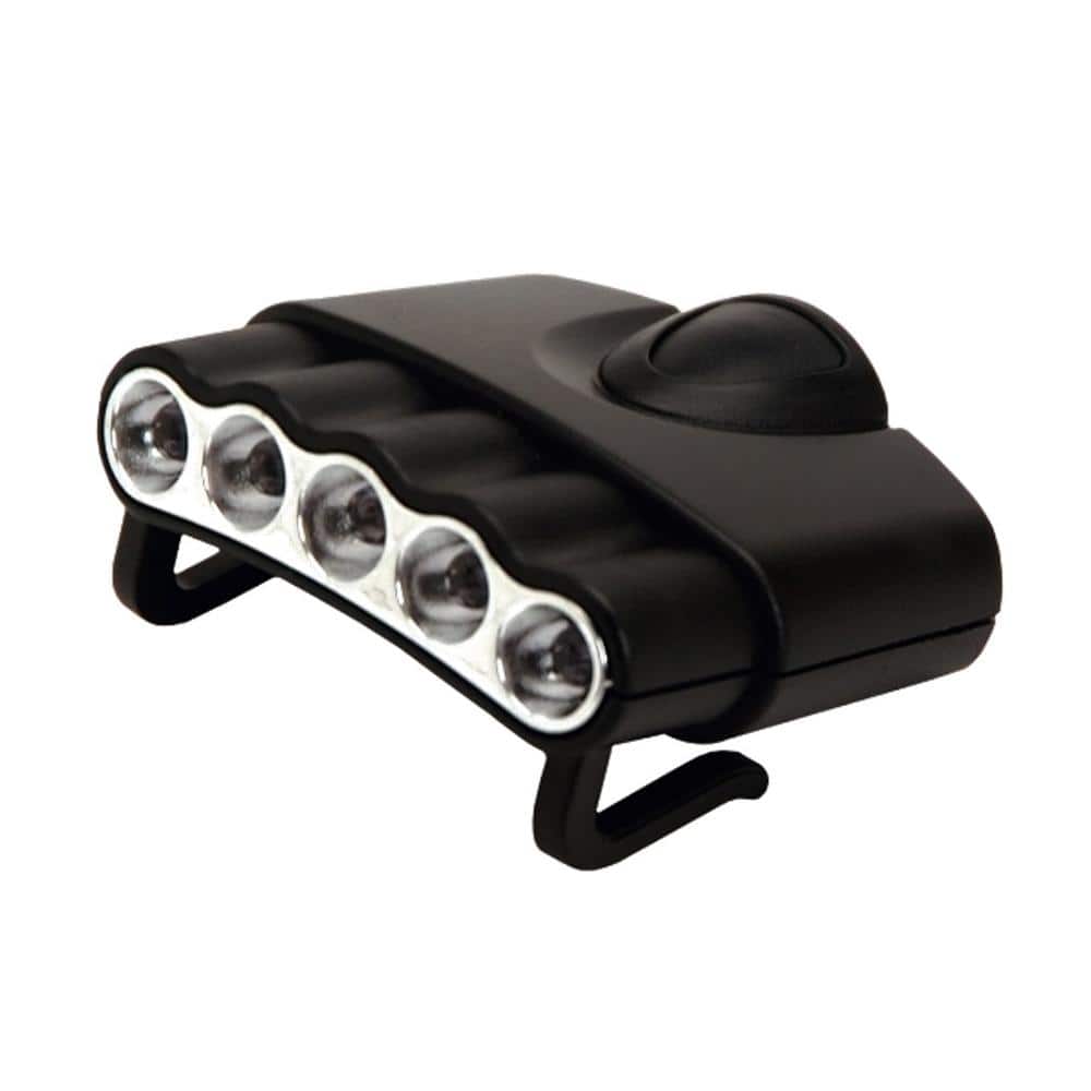 Cyclops Orion Hat Clip Light 5-LED Black 5/ct
