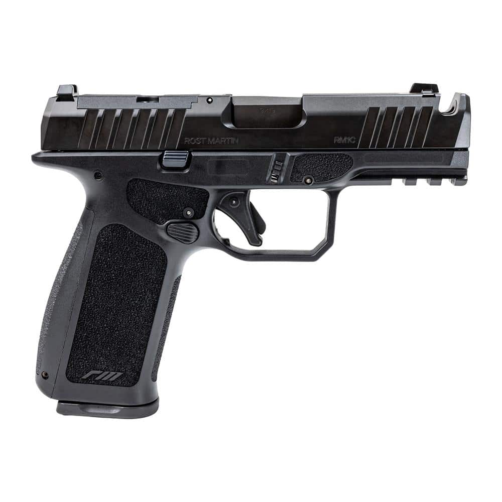 Rost Martin RM1CX OR Handgun 9mm Luger 10rd Magazine 4" Comp Barrel Black CA Compliant