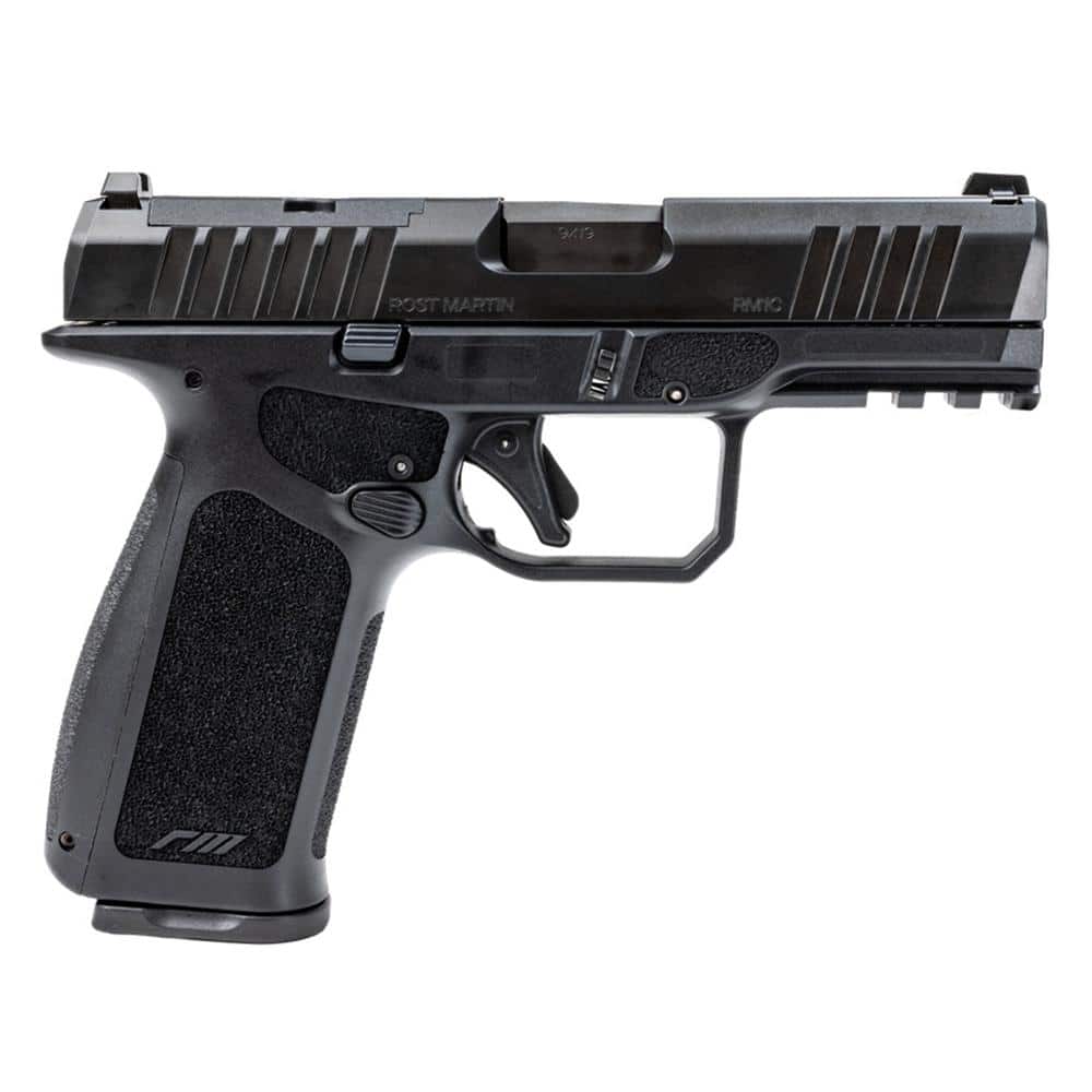 Rost Martin RM1CX Handgun 9mm Luger 17rd (1) & 19rd (1) Magazines 4" Barrel Black OR