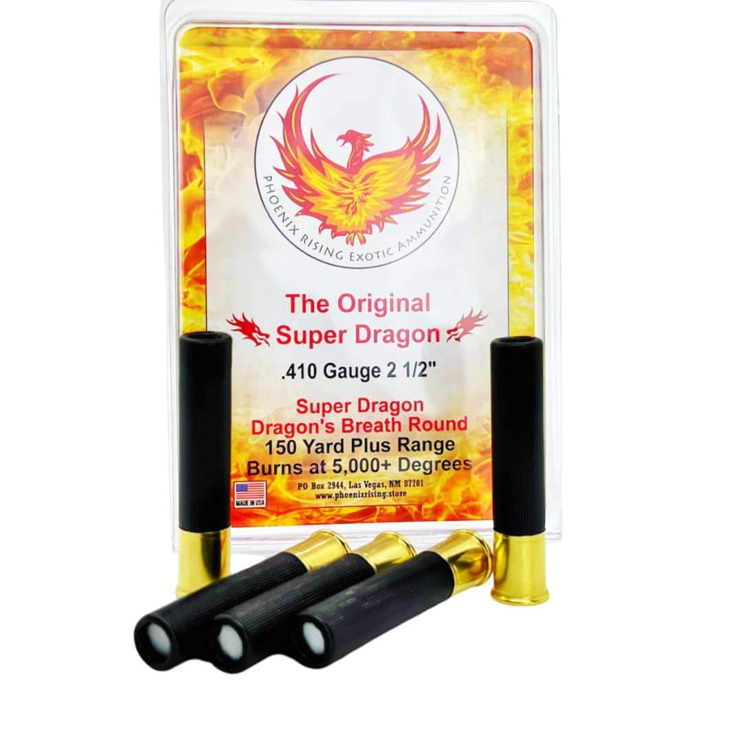 Phoenix Rising Super Dragon Dragon's Breath Shotshell 410ga 2-1/2" 150yd 5/ct