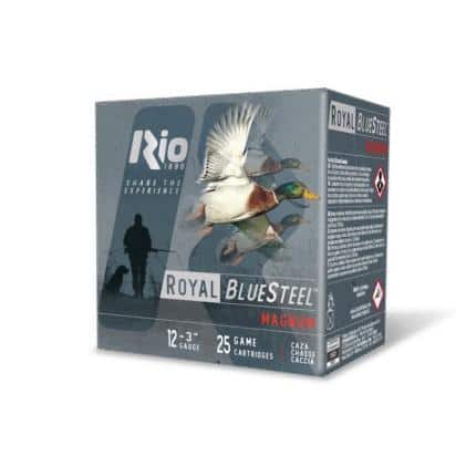 Rio Royal BlueSteel Magnum High Velocity Shotshells 12ga 3" 1 1/5oz #2 25/ct