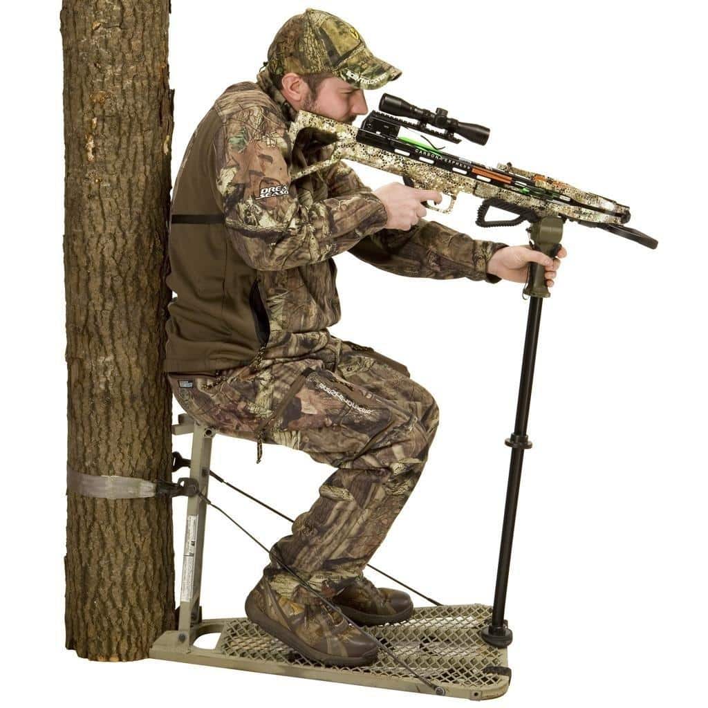 SolidAim Shooting Stick for Rifle & Crossbow - Retractable from 8-60"