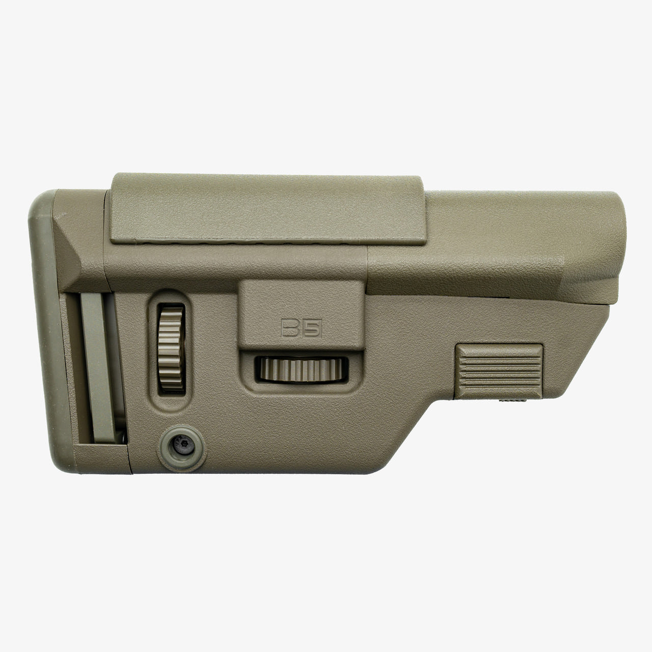 B5 Systems Precision Stock Collapsible Medium OD Green Picture of B5 Systems PRECISION STOCK COLLAPSIBLE - MEDIUM ODG