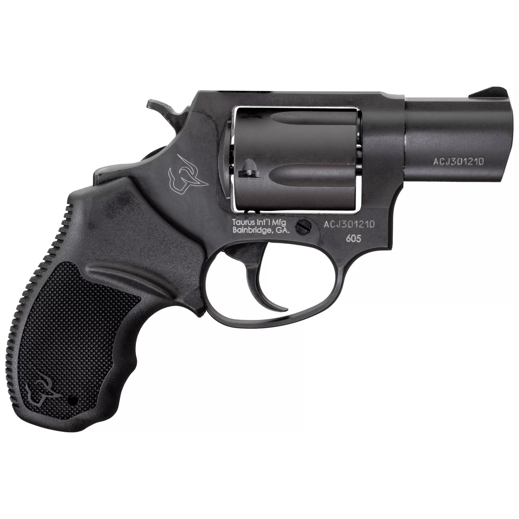 Taurus 605 Handgun .357 Mag 5rd Capacity 2" Barrel Matte Black Oxide Finish Picture of Taurus International Inc. M605 357MAG DA-SA BLUE FS 5RD 2N CA Approved