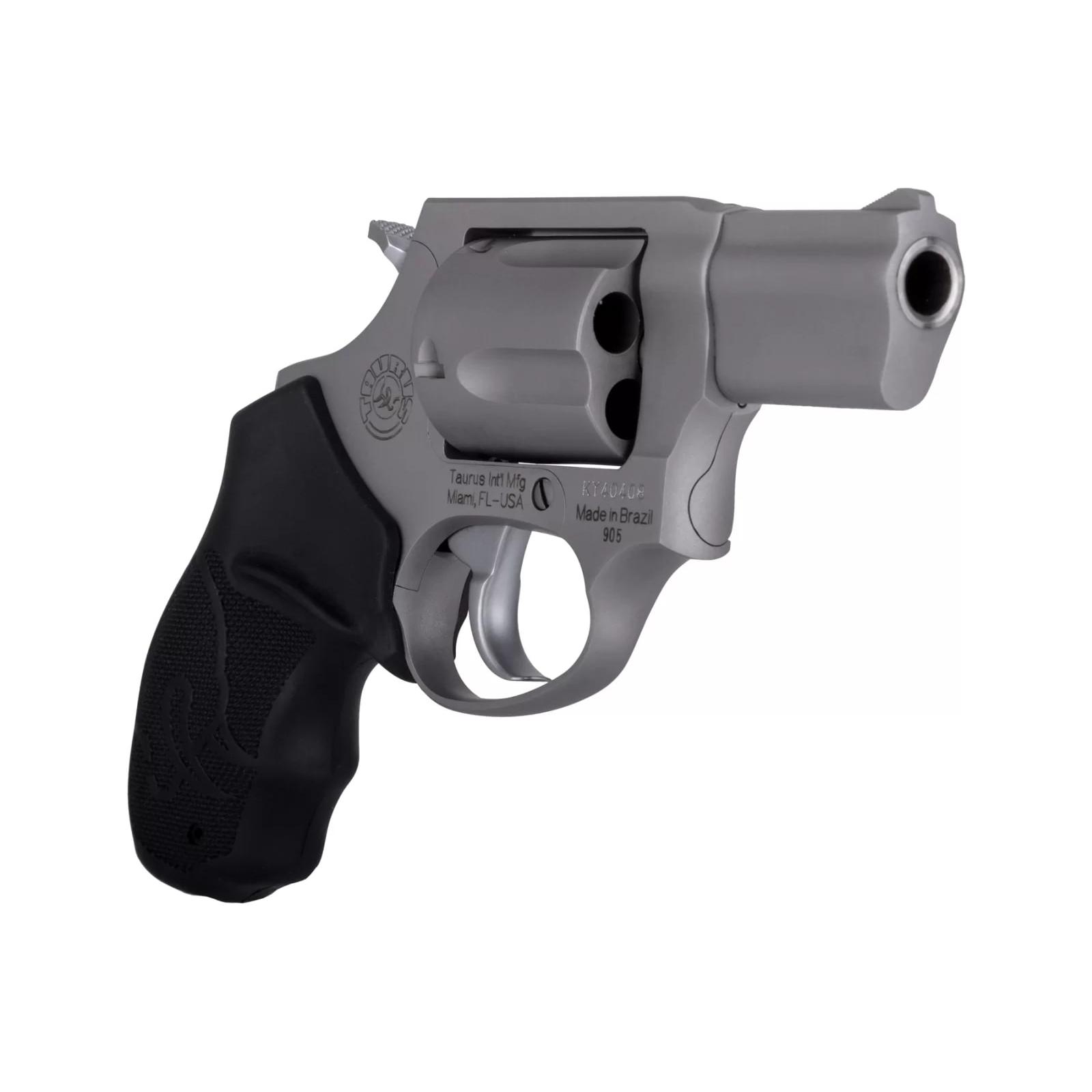Taurus 905 Stainless Steel Revolver 9mm Luger 5rd Capacity 2" Barrel Transfer Bar Safety Picture of Taurus International Inc. 905 STS 9MM 5RD 2 FS RG
