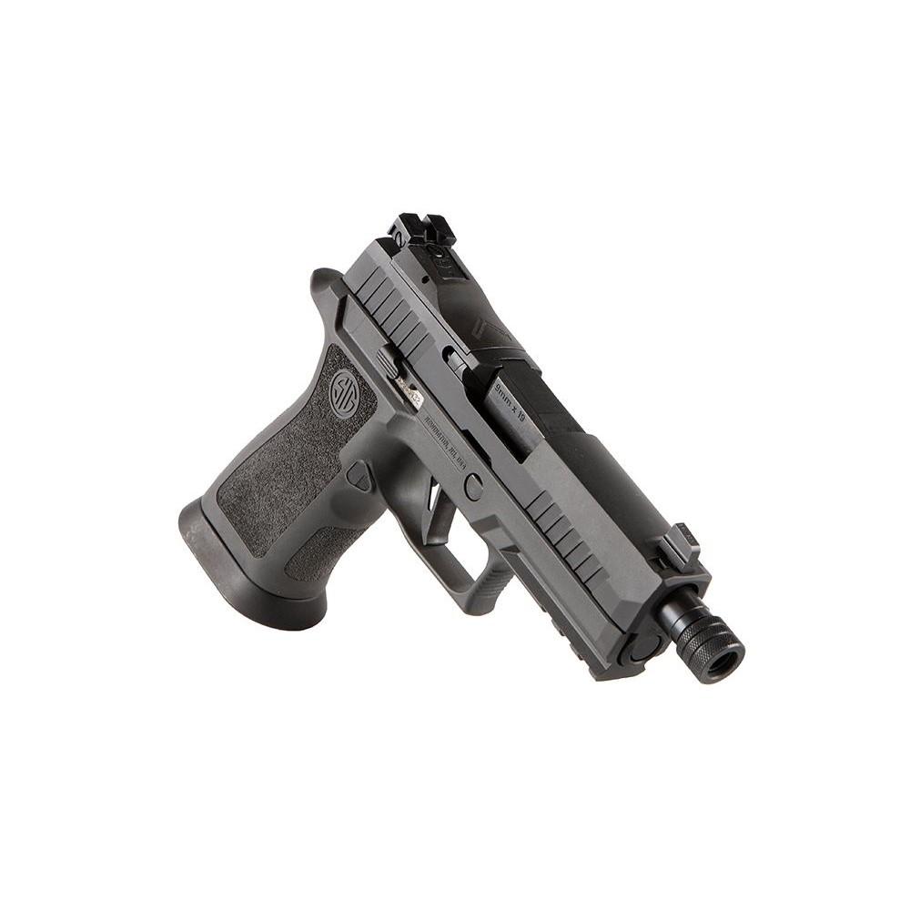 Sig Sauer P320 XCarry Legion Handgun 9mm Luger 17rd Magazine 4.6" Barrel Black Picture of Sig Sauer P320 XCarry Legion 9mm 4.6in TXG frame Adj Sights 3-17rnd