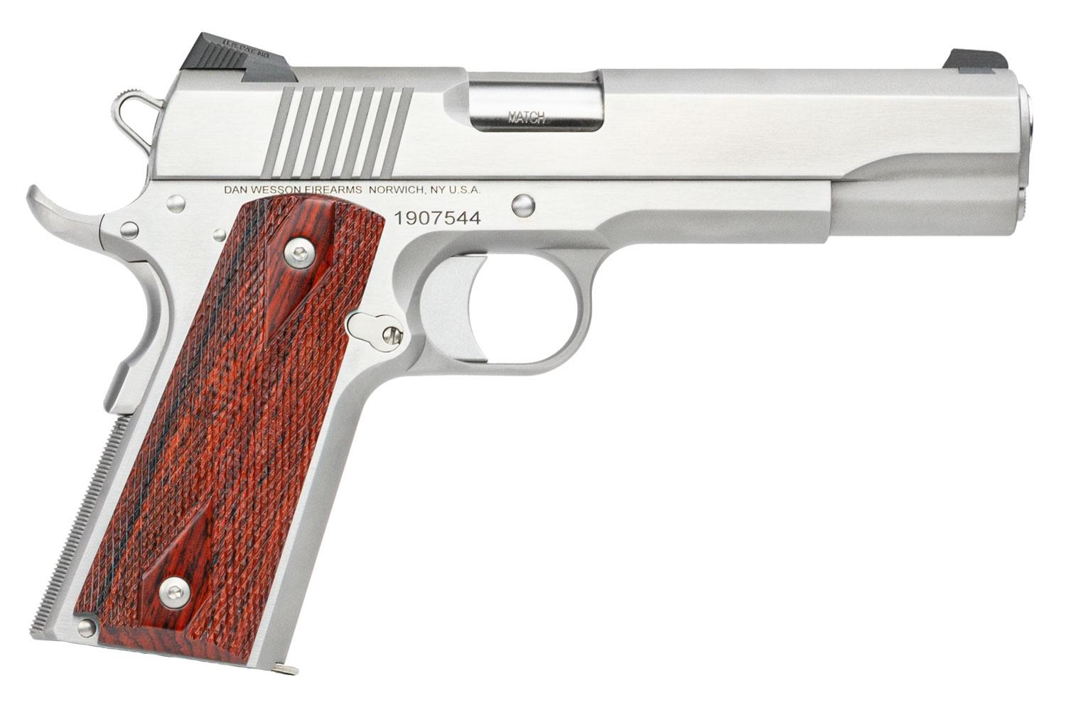 Dan Wesson 1911 Razorback Handgun 10mm Auto 8rd Magazine 5" Barrel Stainless Picture of Cz-Usa Firearms DW RZ-10 1911 10mm 8rd 5" Stainles
