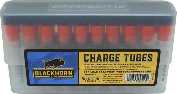 Accurate Blackhorn 209 Muzzleloading Powder Tubes - 20/pk Picture of Accurate Powders BLACKHORN 209 *TUBES ONLY* 20/PK