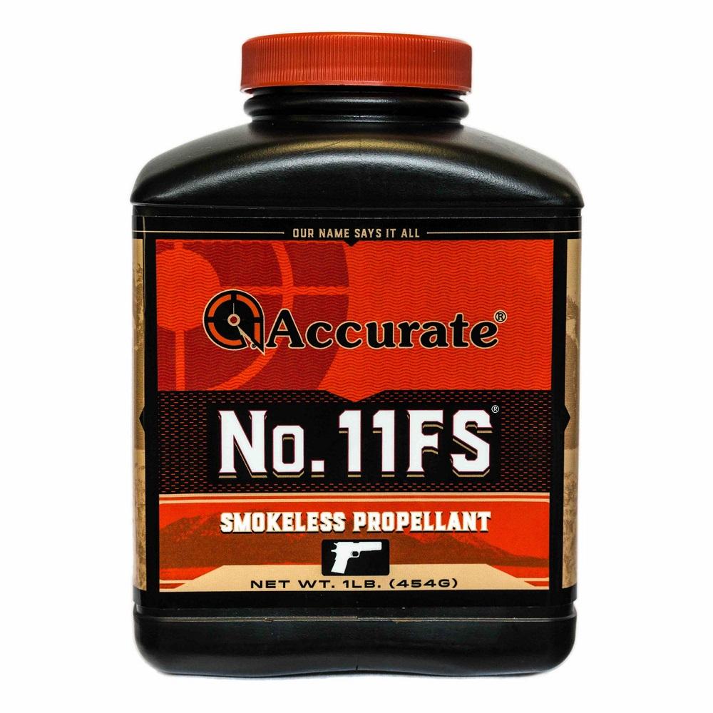 Accurate No. 11FS Handgun Powder 1lbs Picture of Accurate Powders ACCURATE NO. 11FS 1LB POWDER