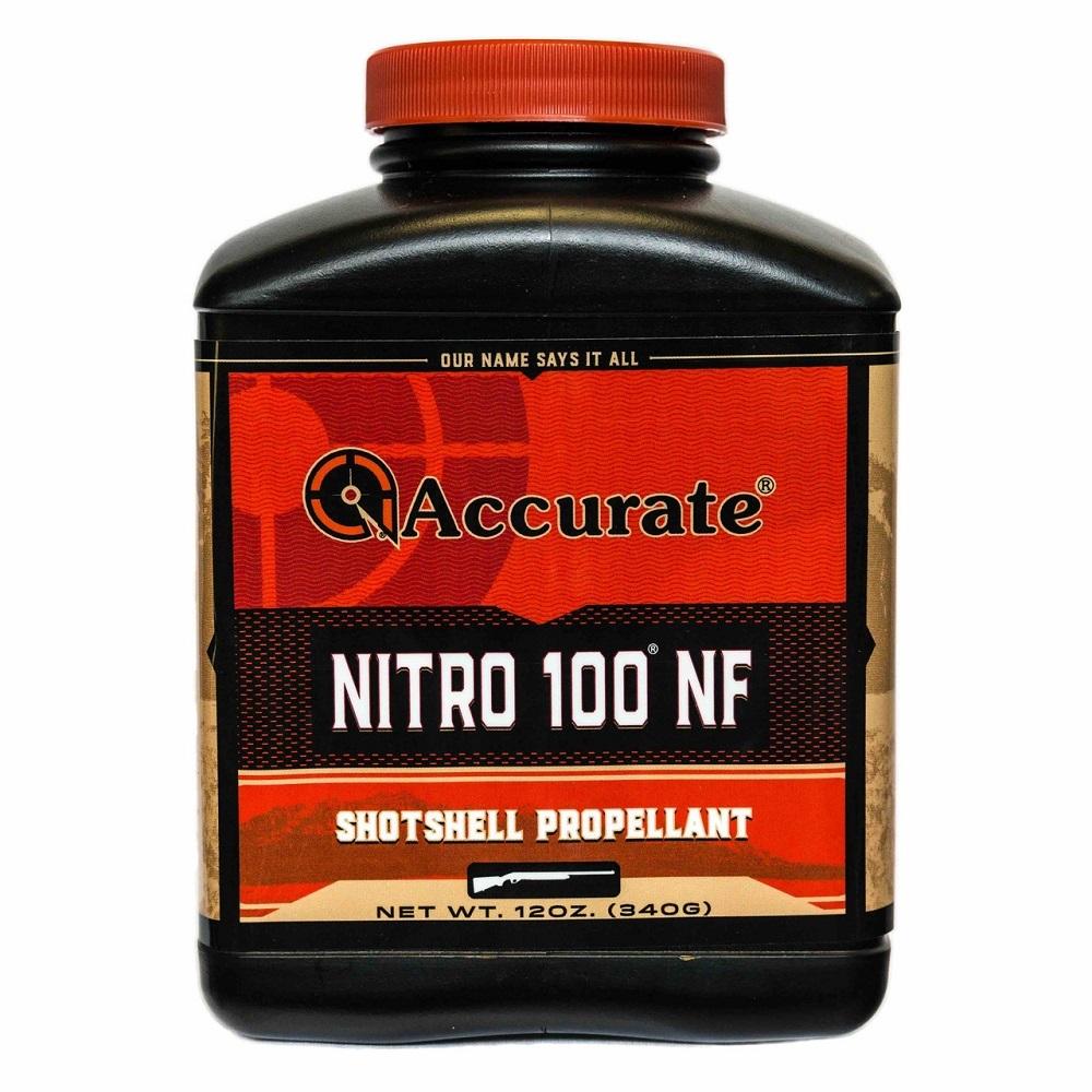 Accurate Nitro 100 NF Shotgun Powder 12 oz Picture of Accurate Powders SCOT POWD NITRO 100 12OZ (0490)