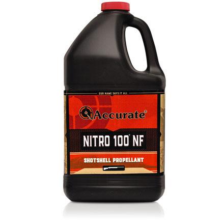 Accurate Nitro 100 NF Shotgun Powder - 4 lbs Picture of Accurate Powders ACCURATE POWDER NITRO 100 4 LBS