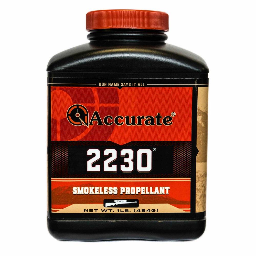 Accurate 2230 Rifle Powder 1 lbs Picture of Accurate Powders ACCURATE POWDER #2230 1LB (0565)