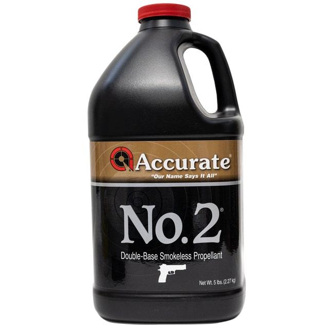 Accurate No. 2 Handgun Powder - 5 lbs Picture of Accurate Powders ACCURATE POWDER #2 5LB (0596)