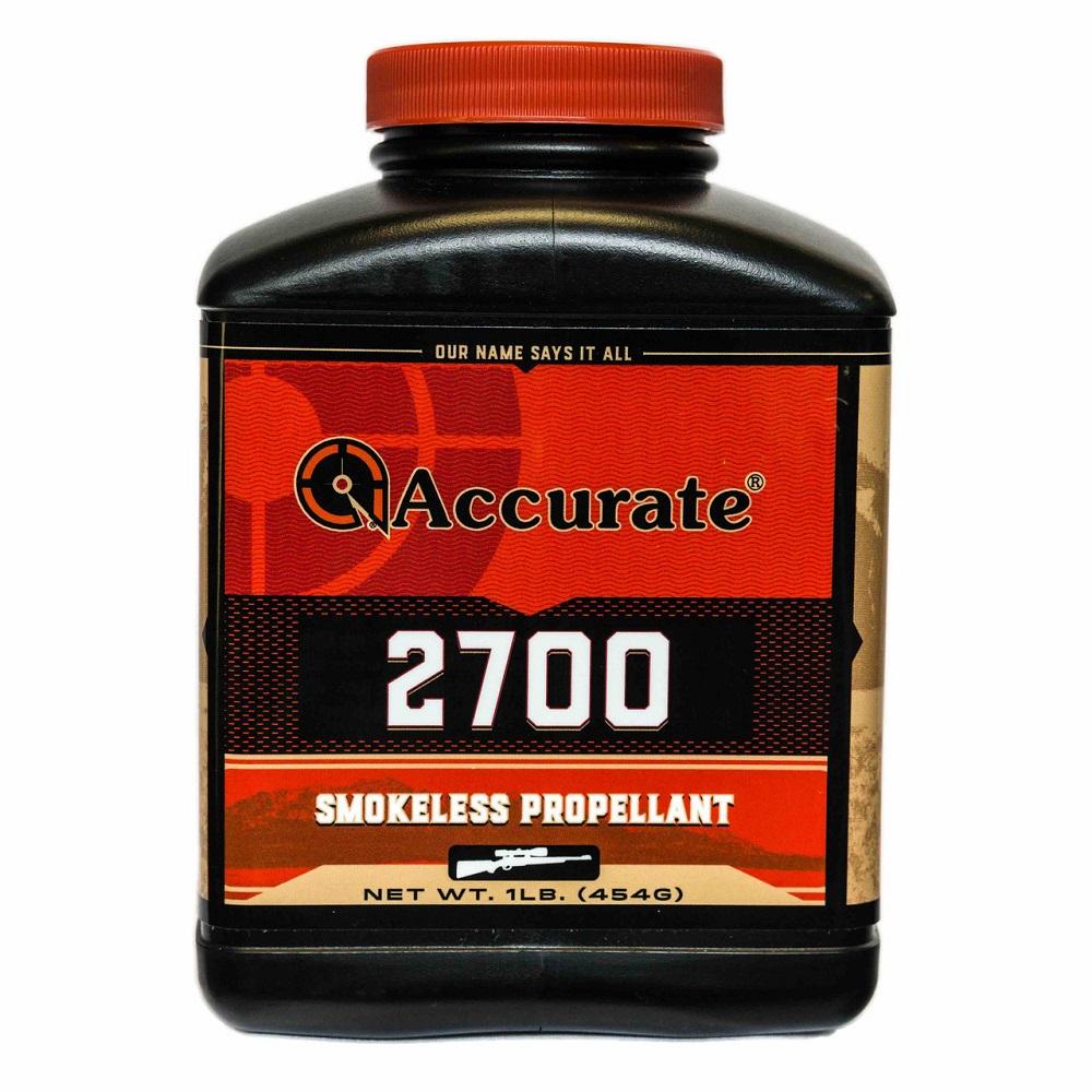 Accurate 2700 Rifle Powder 1 lbs Picture of Accurate Powders ACCURATE POWDER #2700 1LB (0576)