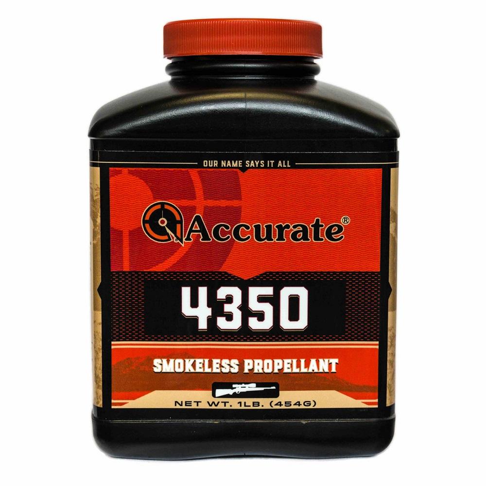 Accurate 4350 Rifle Powder 1 lbs Picture of Accurate Powders ACCURATE POWD XMR 4350 1LB (0582