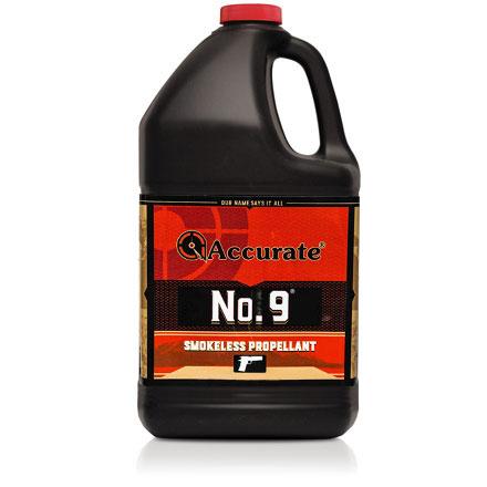 Accurate No. 9 Handgun Powder - 8 lbs Picture of Accurate Powders ACCURATE POWDER #9 8LB (0610)