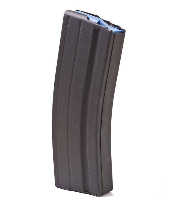 ASC AR Family Rifle Magazine Blue Follower 6.5 Grendel Black Stainless Steel 25/rd Picture of Asc ASC AR15 MAGAZINE 6.5 BLK STS W/BLUE FOLLOWER 25/RD