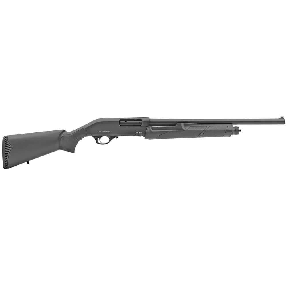 Adco Best Arms BA112Pvc Pump Shotgun 12ga 3" Chamber 5rd Capacity 28" Barrel Black Stock BLEMISHED Picture of ADCO Arms Pump 12ga/3in 28in matte 3-tubes blk syn BLEM