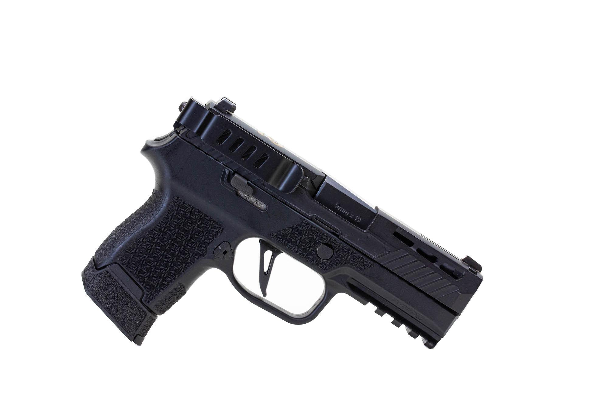 Amend2 S300 Hybrid Grip Module For Sig P320 P365 Picture of C&E Innovations DBA Amend2 AMEND2 S300 HYBRID GRIP MODULE SIG P320