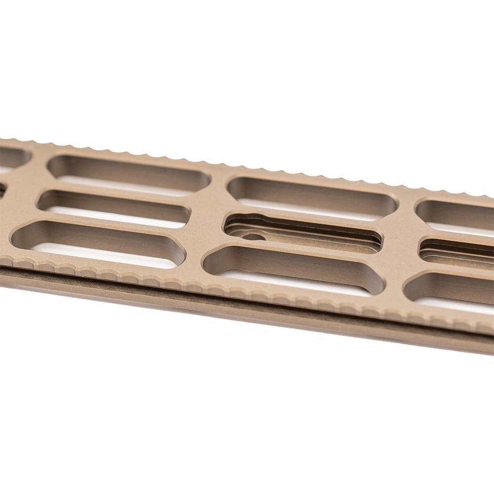 Area 419 ARCALOCK 12'' M-LOK Dovetail Rail 16 x 2.5 x 2.5" - Flat Dark Earth Picture of Area419 Area419 ARCALOCK 12'' Flat MLOK Rail FDE
