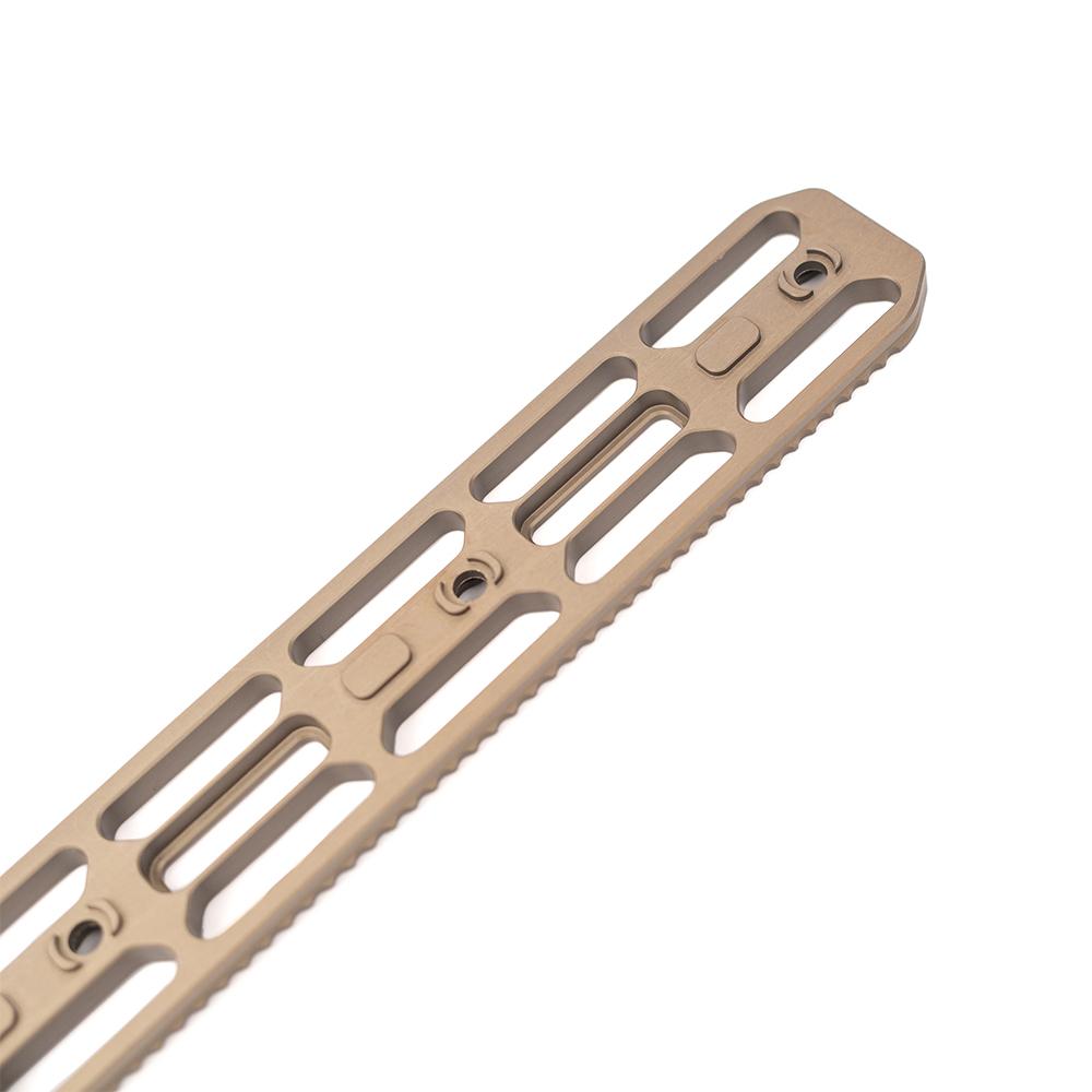 Area 419 ARCALOCK 12'' M-LOK Dovetail Rail 16 x 2.5 x 2.5" - Flat Dark Earth Picture of Area419 Area419 ARCALOCK 12'' Flat MLOK Rail FDE