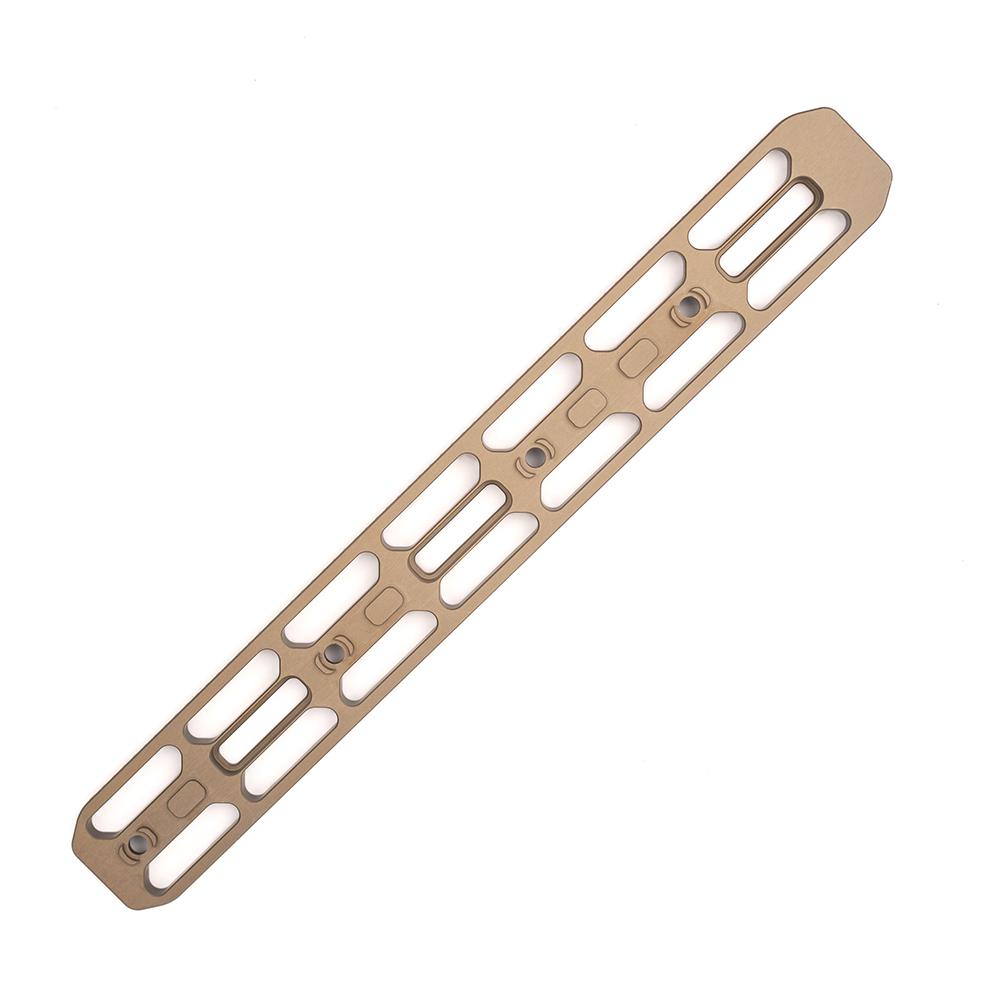 Area 419 ARCALOCK 12'' M-LOK Dovetail Rail 16 x 2.5 x 2.5" - Flat Dark Earth Picture of Area419 Area419 ARCALOCK 12'' Flat MLOK Rail FDE