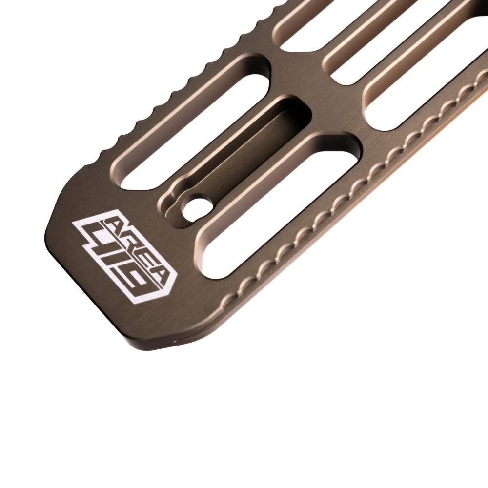 Area 419 Arcalock 6" MLOK Dovetail Rail FDE Picture of Area419 Area419 ARCALOCK 6'' Flat MLOK Rail FDE Color