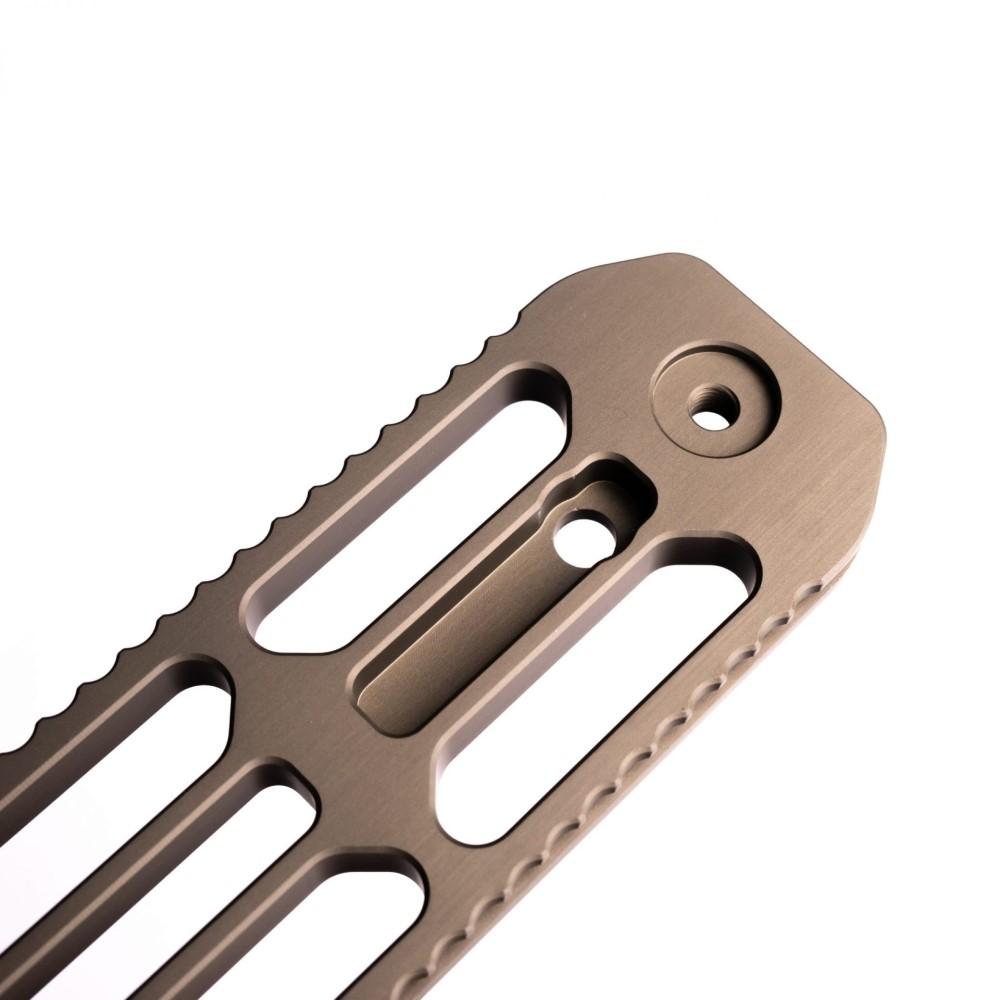 Area 419 Arcalock 6" MLOK Dovetail Rail FDE Picture of Area419 Area419 ARCALOCK 6'' Flat MLOK Rail FDE Color